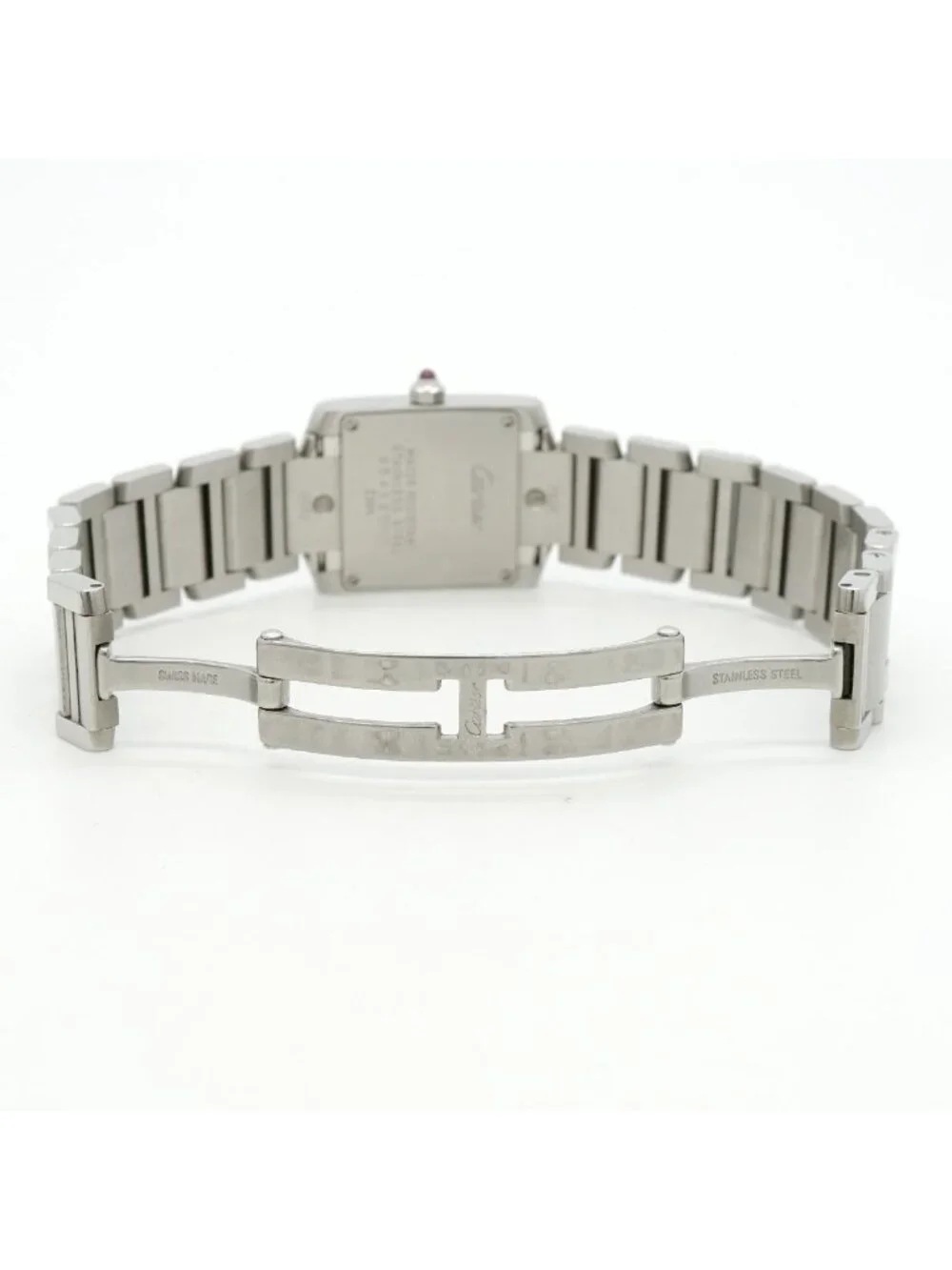 Cartier Tank Francaise SM Pink Dial Watch